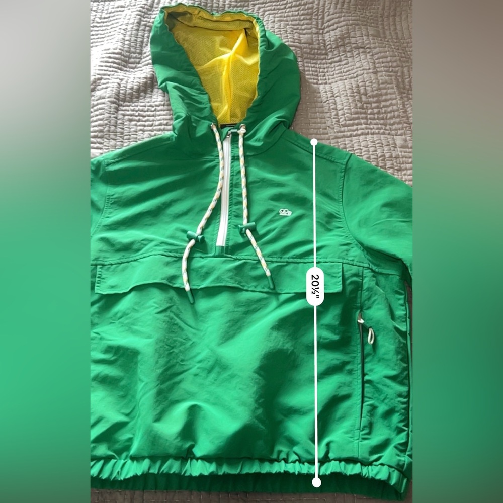 Good Good Golf Women's The Bay Windbreaker Jacket  Kelly Green Size L - Picture 14 of 16